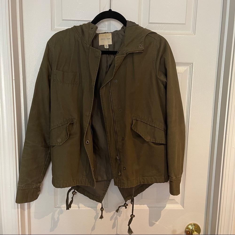 Silence+Noise Olive Utility Jacket from Urban Outfitters Size XS